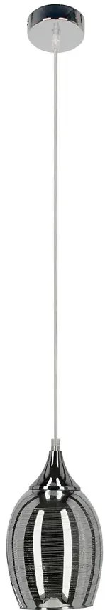 Nowoczesna wisząca lampa ze szklanym kloszem - D145 H3-T62