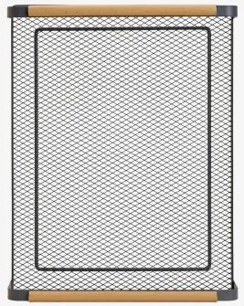 Taca Ze Stali I Drewna Kauczukowego Zestei Grafitowa Szarość & ↔︎ 40 Cm - Sklum