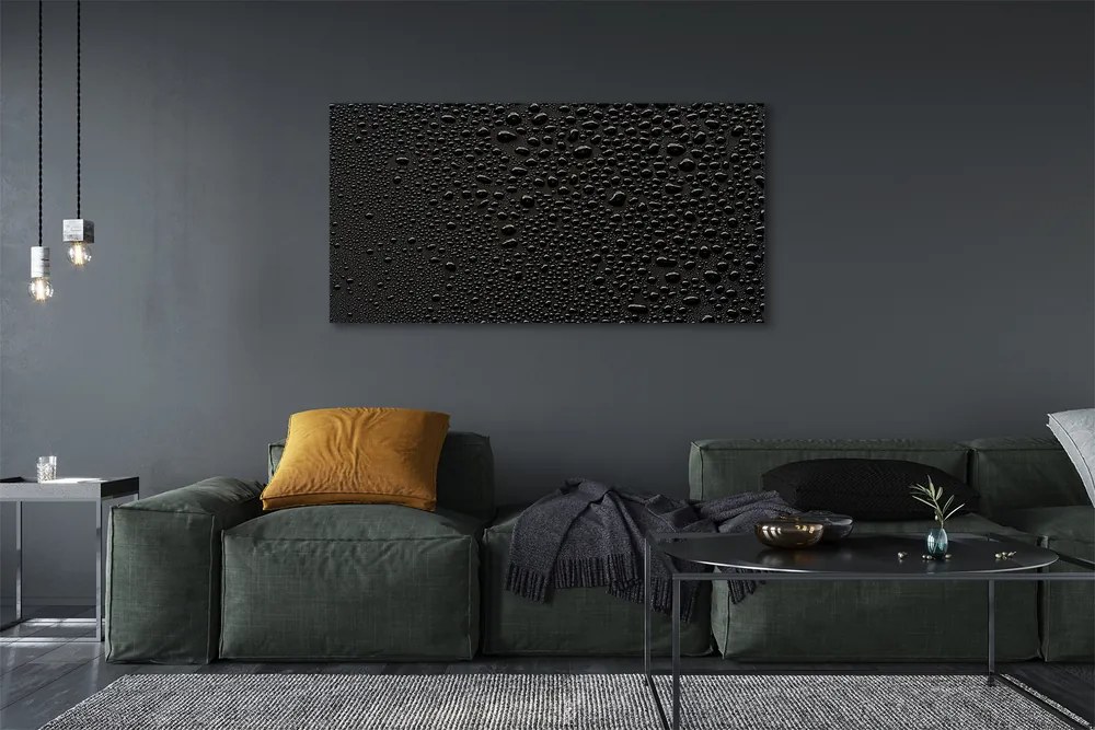 Duży obraz na płótnie Perliste Krople Rosy