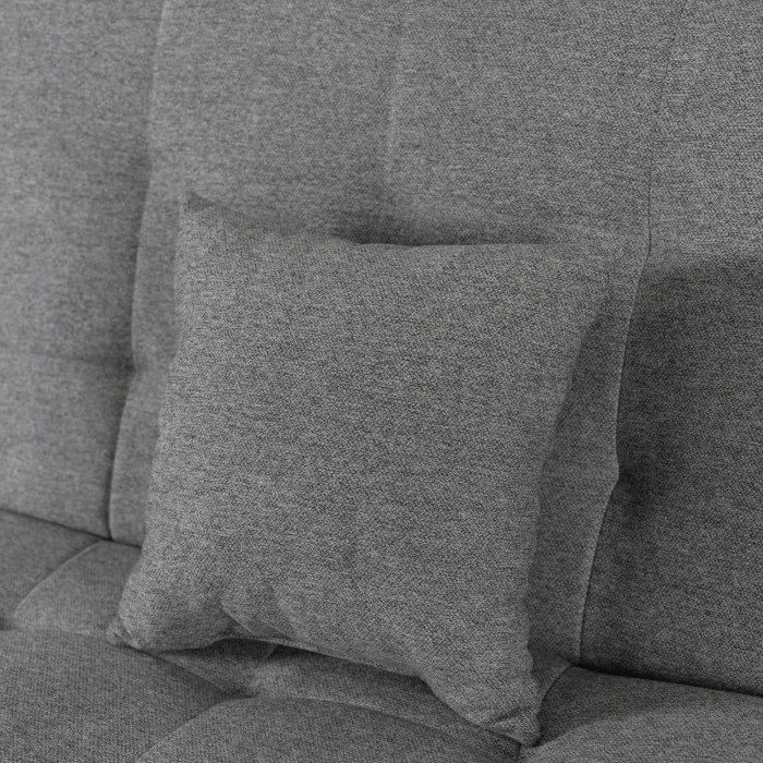 Sofa z Funkcją Spania NEPAL Wersalka Rozkładana Dwuosobowa Szara Nowoczesna do Salonu