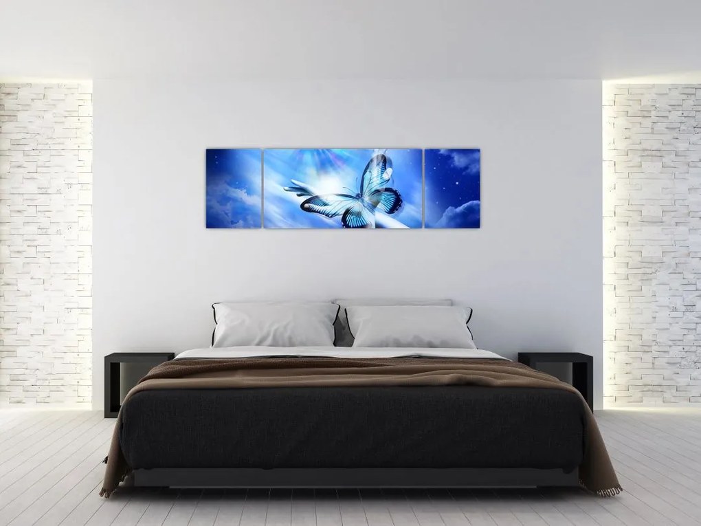 Obraz - Motyl, symbol nadziei (170x50 cm)