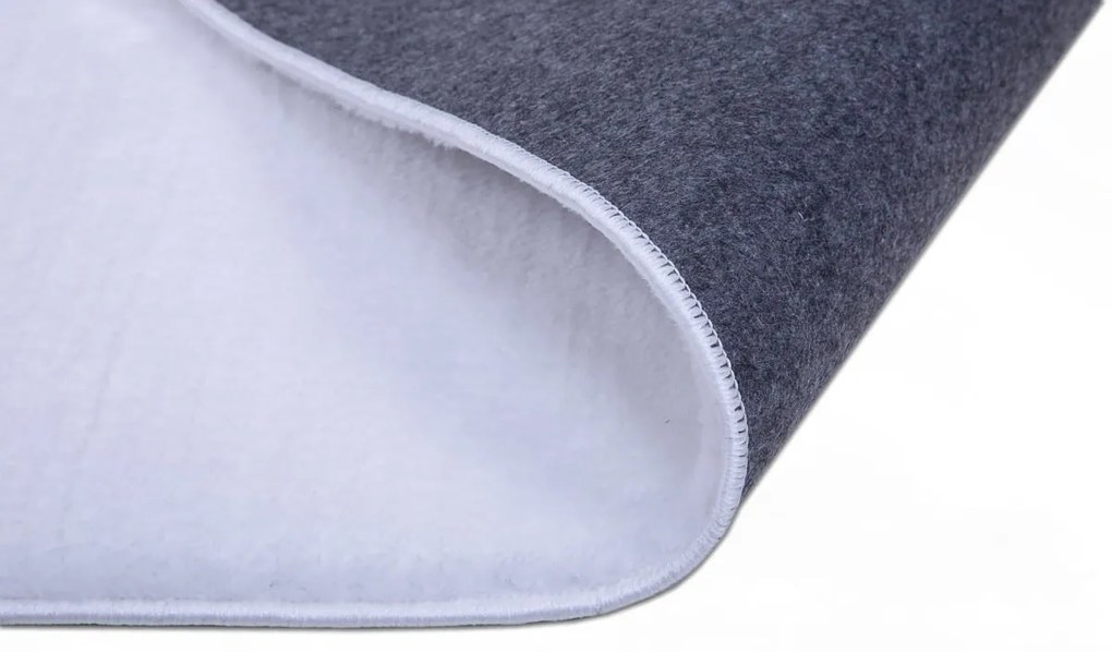 Dywan pluszowy Catwalk biały 80 cm x 150 cm