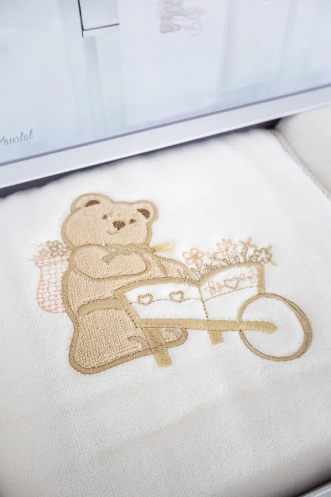 Podarunkowy zestaw ręczników dla dzieci POURTOL, 2 szt Niebieski