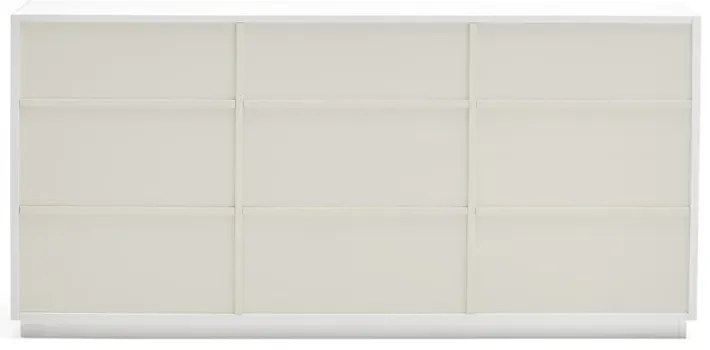 Biały niski kredens Teulat Doric, szer. 150 cm