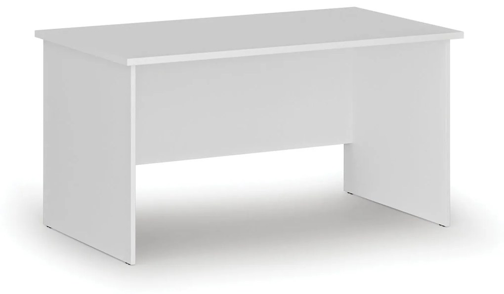 Biurko proste PRIMO WHITE, 1400 x 800 mm, białe