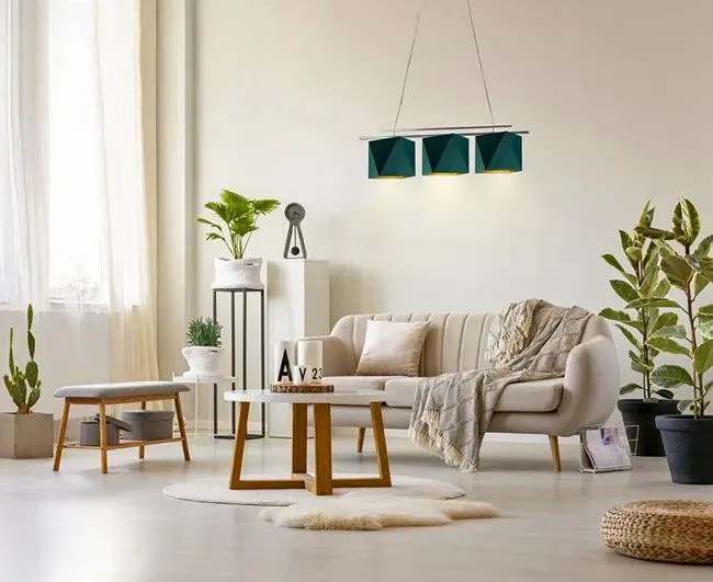 Potrójna lampa wisząca nad stół - N5-E49