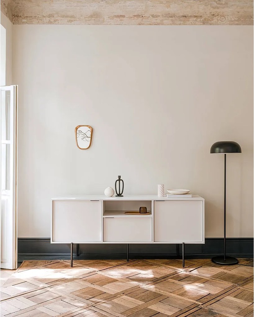 Komoda Bau 180 cm, minimalistyczna, płyta matowa