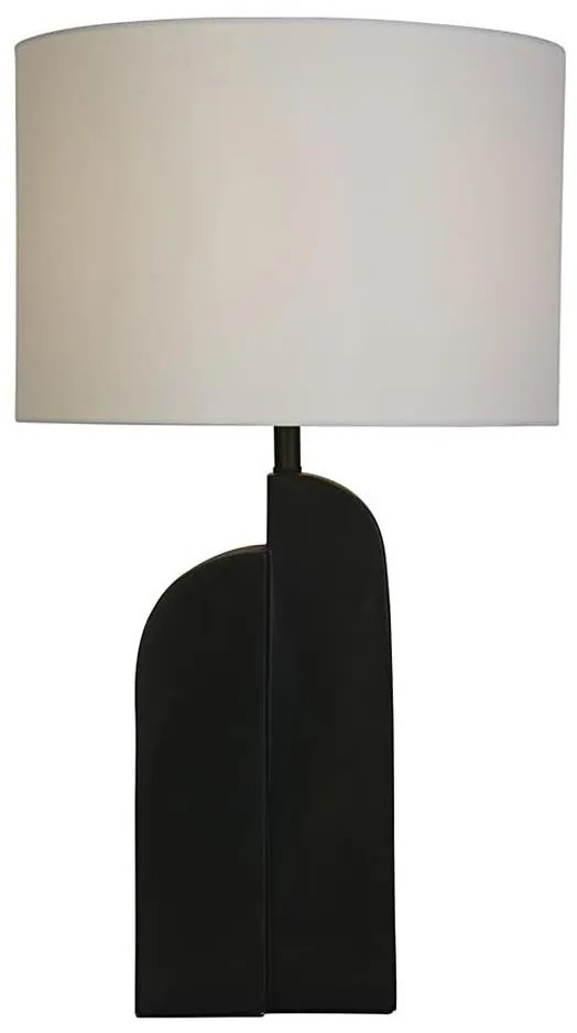 Searchlight EU61650BK - Lampa stołowa PERTH 1xE27/60W/230V