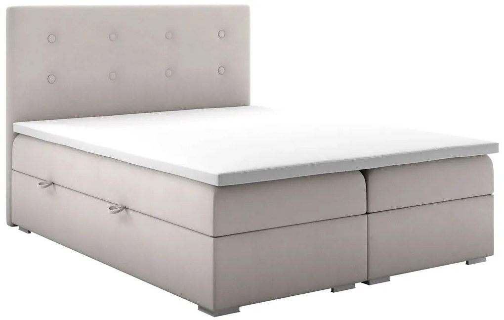 Podwójne łóżko boxspring Claro 160x200 - 32 kolory