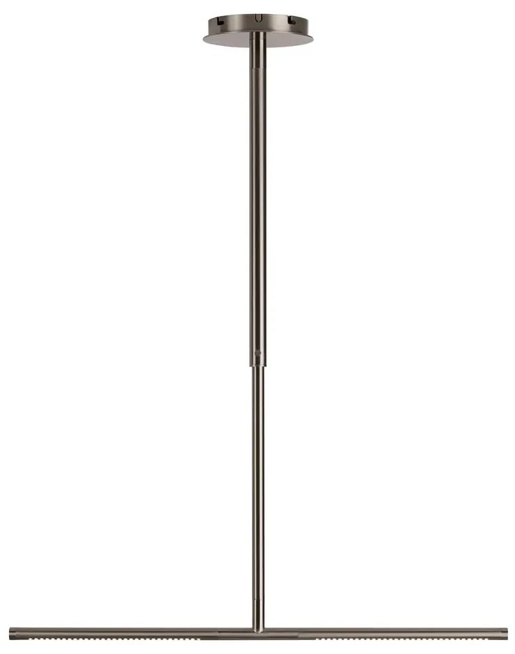 Metalowa lampa wisząca LED w kolorze srebra z metalowym kloszem Omni Ceiling – UMAGE