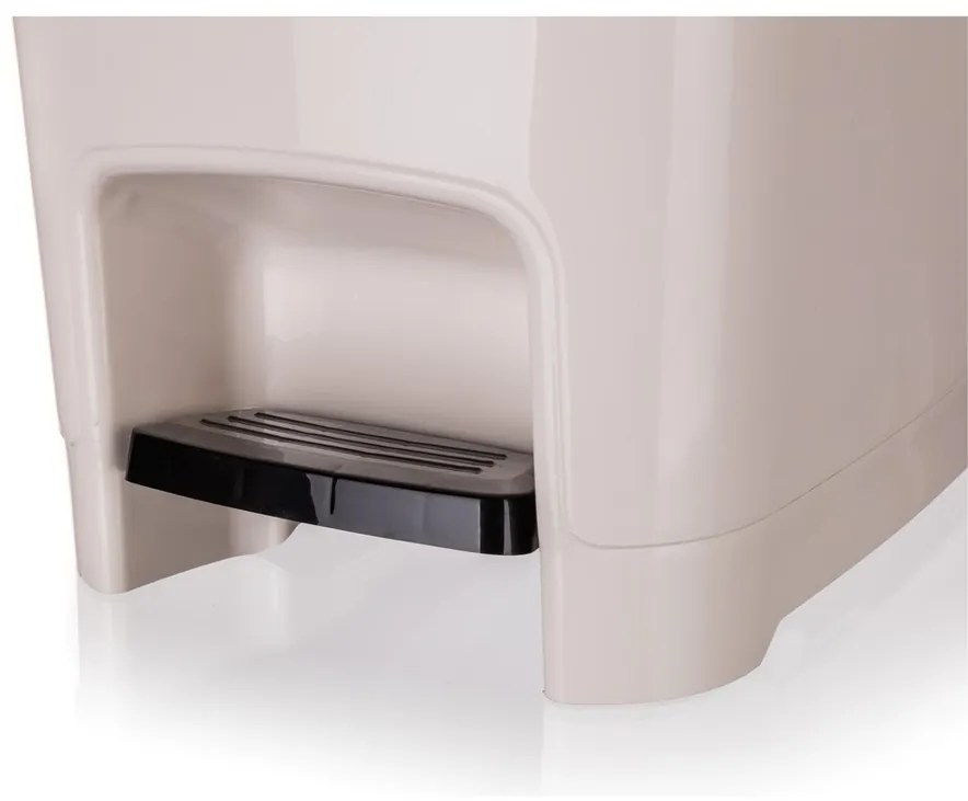 Banquet Kosz na śmieci pedałowy STEP 40 l, kremowy, 40 l