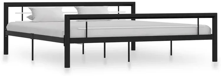 Czarne metalowe łóżko 180x200 cm R1-W84