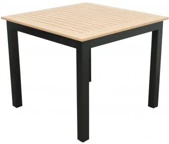 EXPERT WOOD antracyt - stół ogrodowy gastronomiczny aluminiowy 90 x 90 x 75cm
