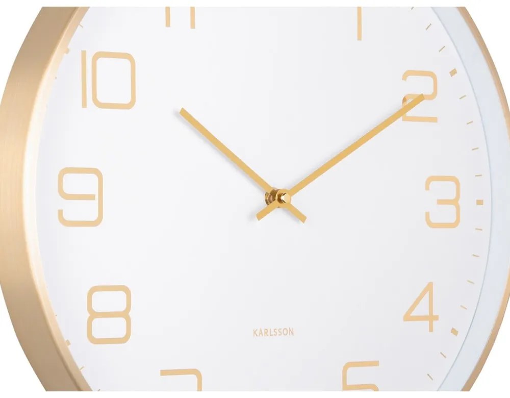 Zegar ścienny ø 40 cm Elegance Glow – Karlsson
