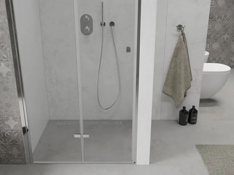Mexen Lima drzwi prysznicowe składane 100 cm, transparent, chrom - 856-100-000-01-00