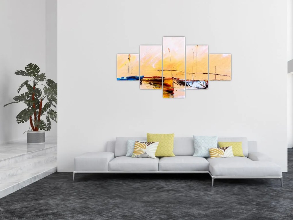 Obraz - Obraz statku (125x70 cm)