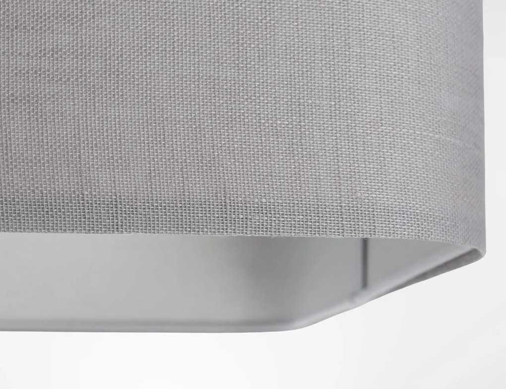 Lampa wisząca KWADRO LEN 009-40w20 szara BPS KONCEPT