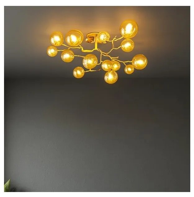 Brilagi - LED Żyrandol natynkowy MISTEL 15xG9/3W/230V złoty