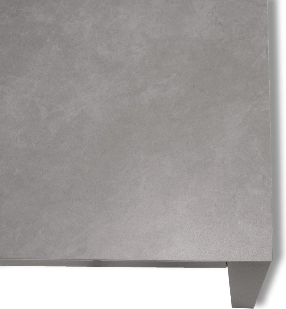 Doppler MADRI - ogrodowy stół aluminiowy 80x80 cm, mocca