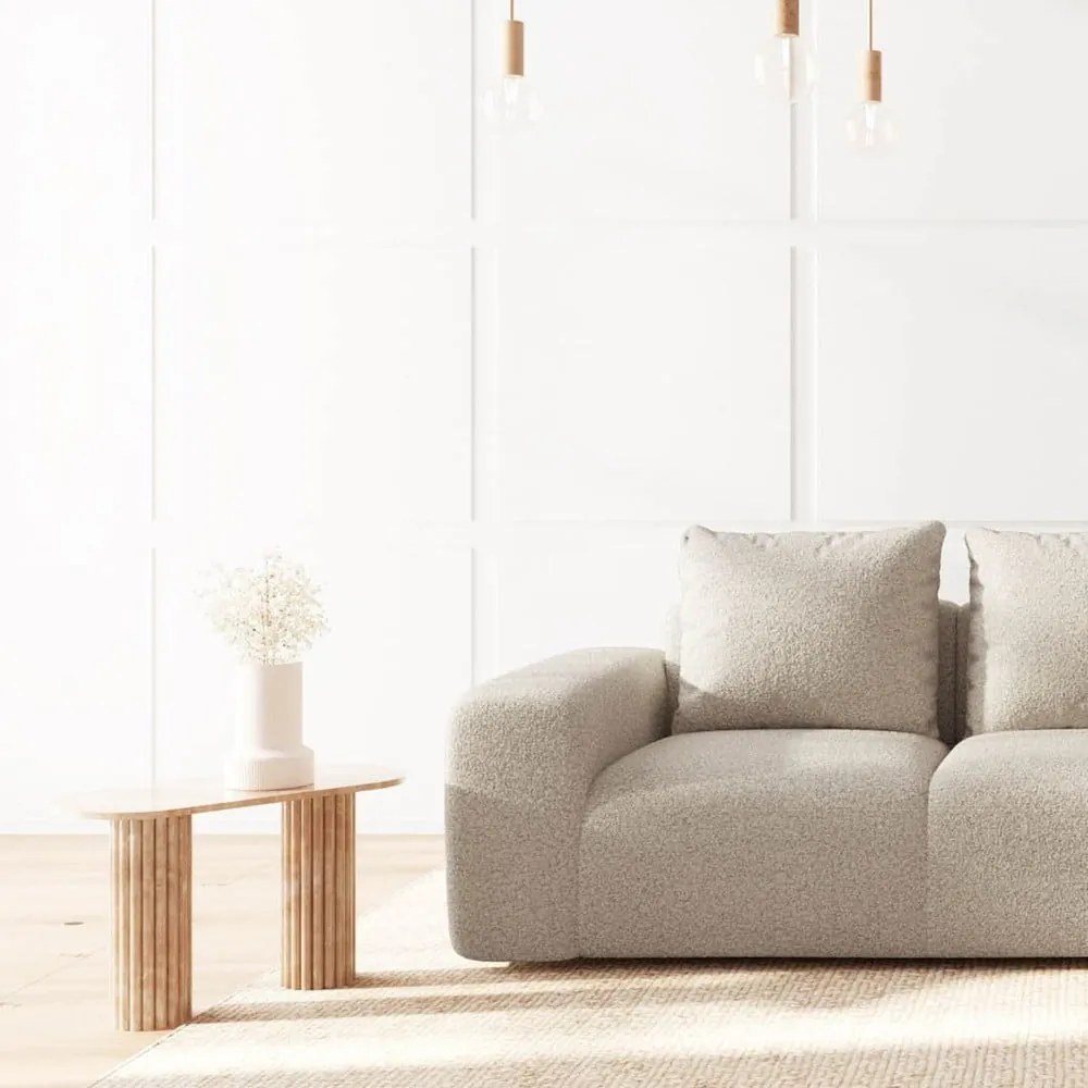 Beżowa sofa z materiału bouclé 287 cm Monce – Rodier