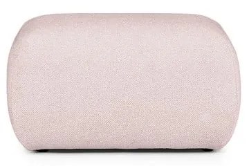 Jasnoróżowy podnóżek z materiału bouclé Mirel – Rodier
