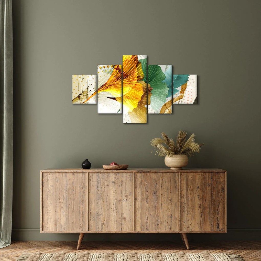 Obraz - Liście (125x70 cm)