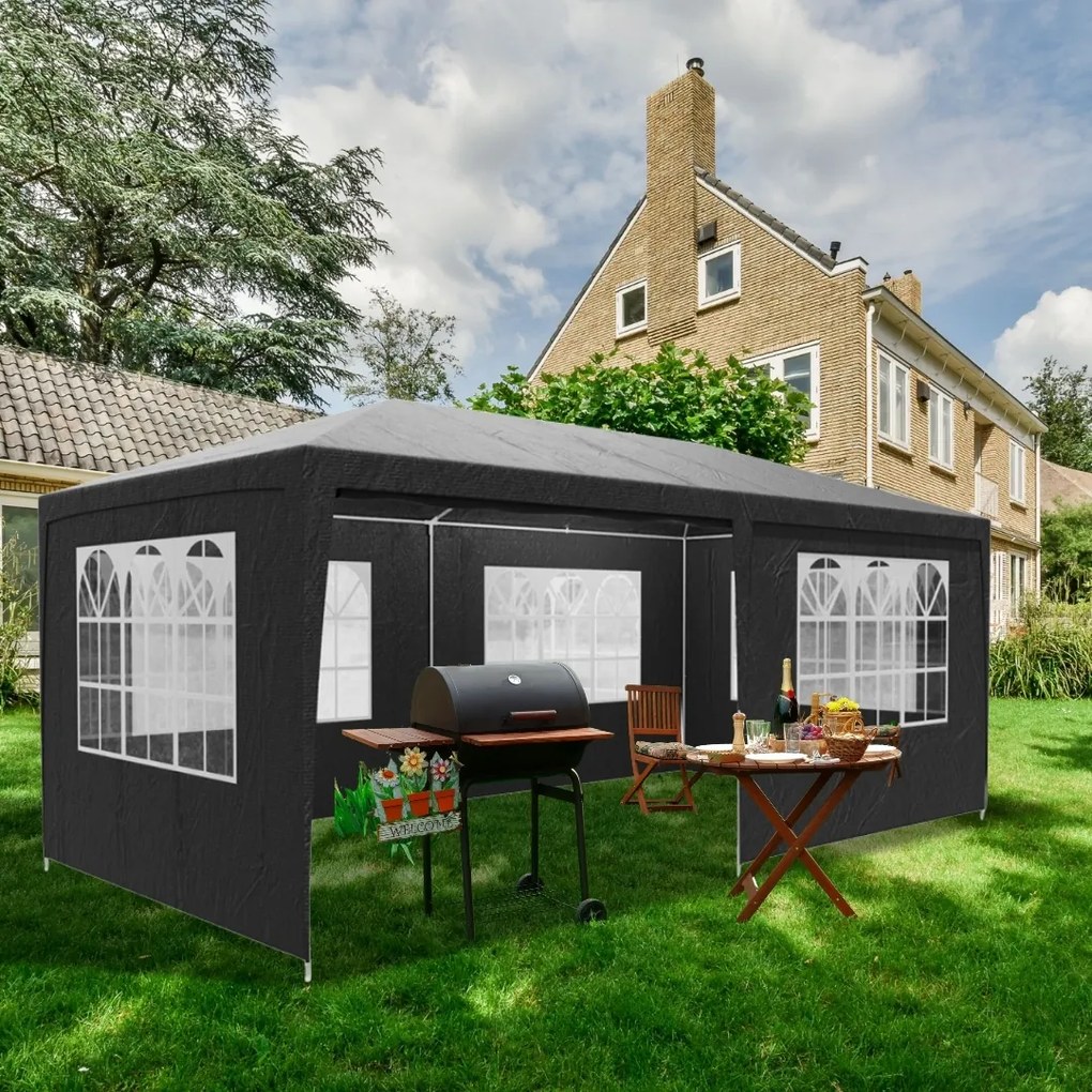 Namiot imprezowy NEAPOL, 3x6m, antracytowa Jurhan