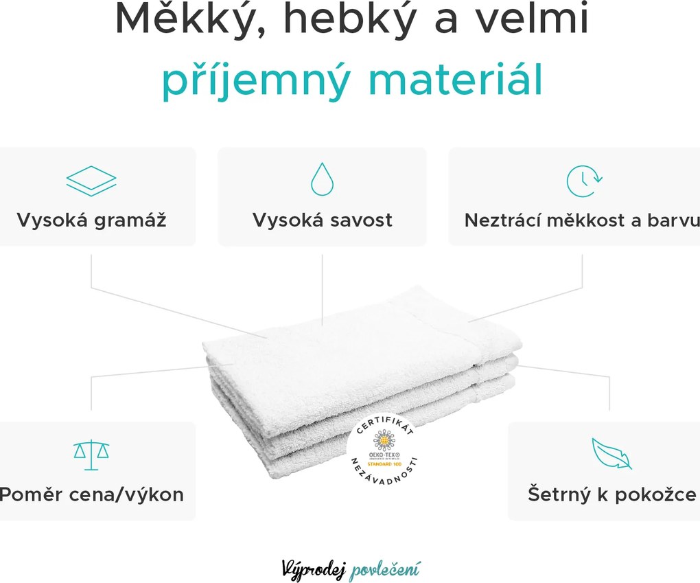 Ręcznik Classic mały beżowy 30x50 cm, 100% bawełna