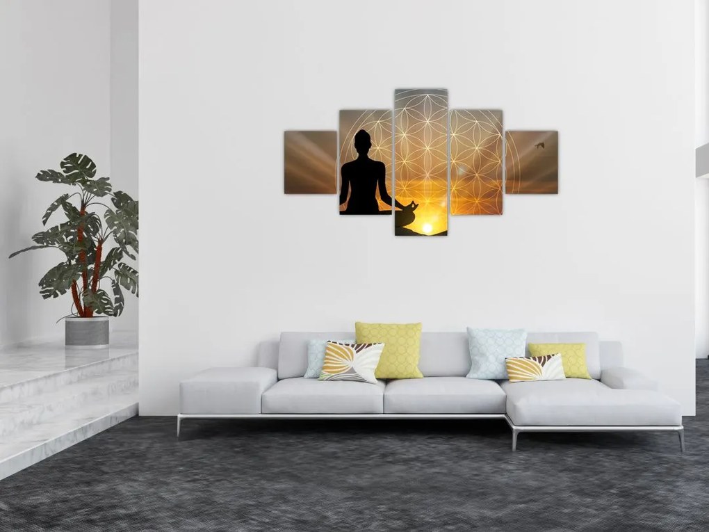 Obraz medytacji (125x70 cm)