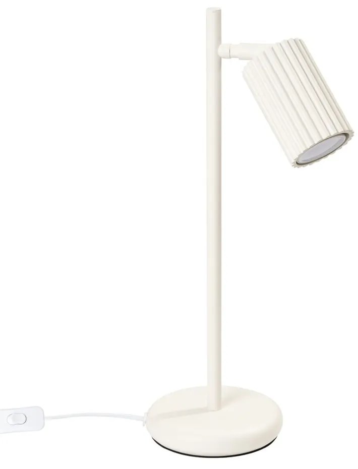 Kremowa lampa stołowa (wysokość 43 cm) Gleam – Sollux
