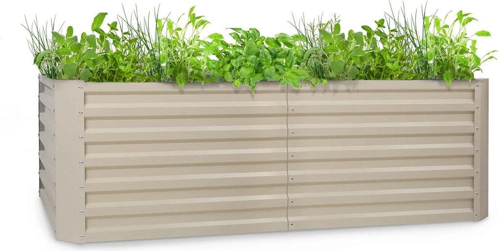Blumfeldt Terrabox 200x100x60 cm Skrzynia na warzywa Krém