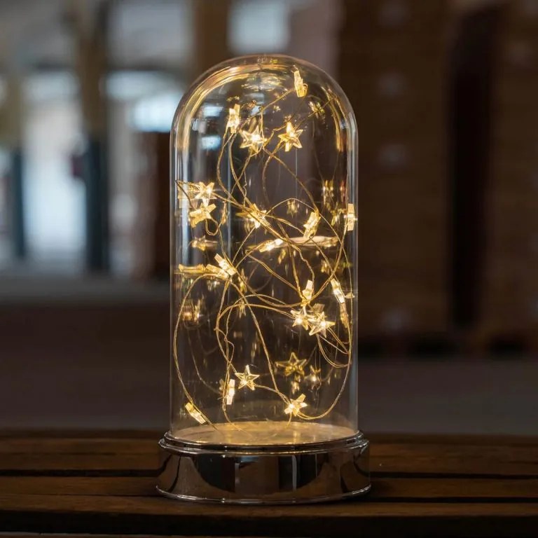 Lampki dekoracyjne 20 LED, ciepła biel, 2 szt.