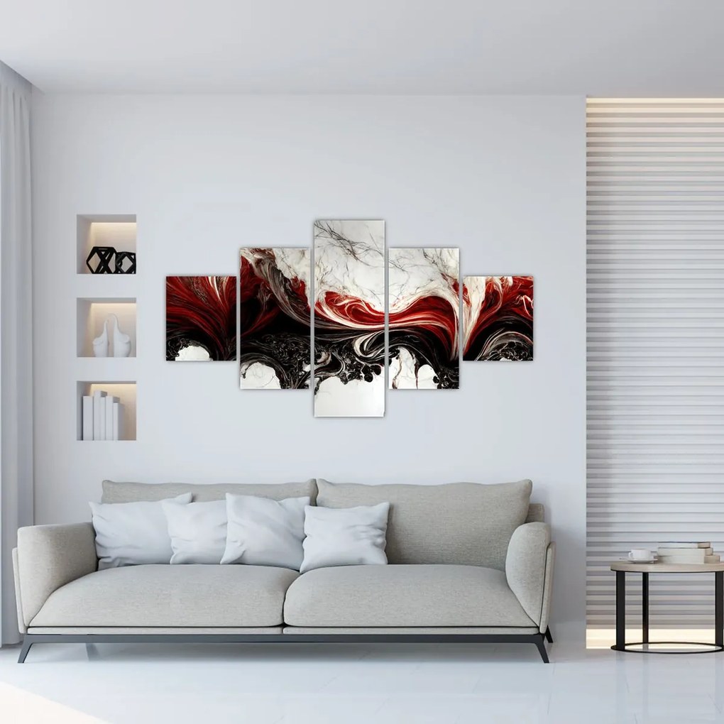 Obraz - Marmurowa abstrakcja (125x70 cm)