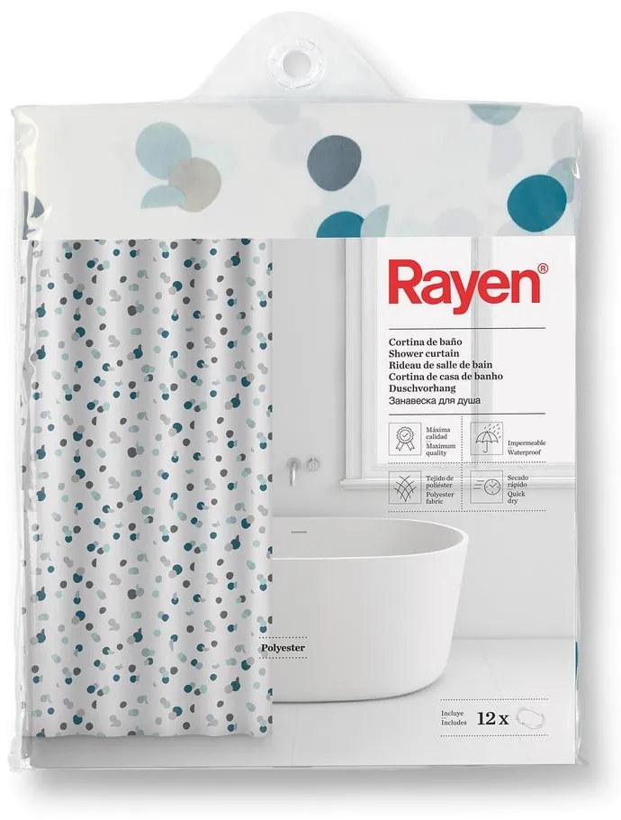 Zasłona prysznicowa 180x200 cm – Rayen