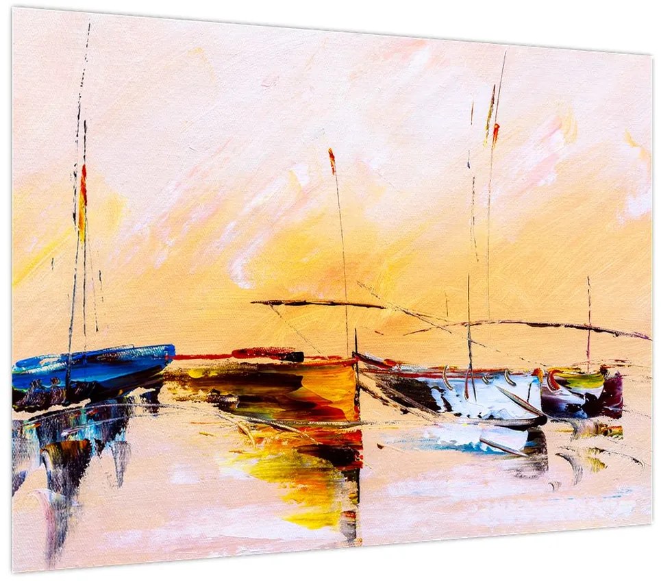 Obraz - Obraz statku (70x50 cm)