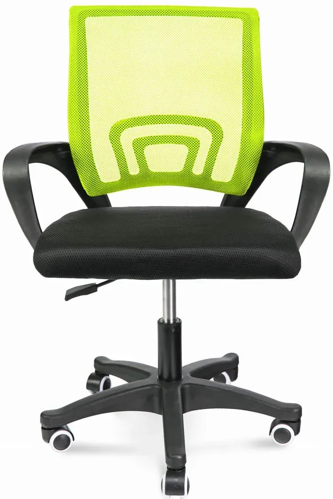 Zielony fotel obrotowy do biurka N8-A65