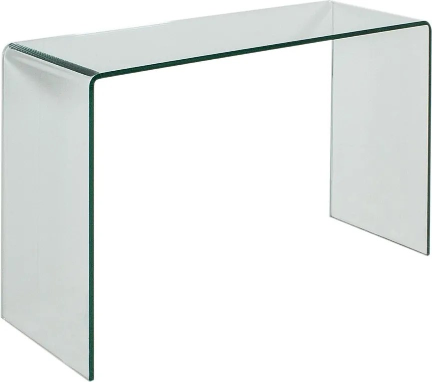 Konsola Smalle z giętego szkła 120x40x80 cm