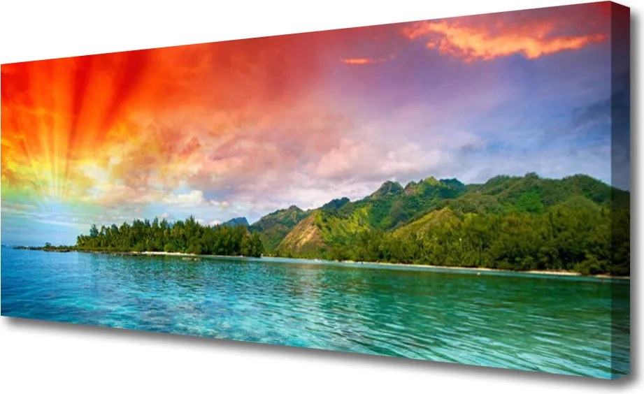 Obraz canvas Brzeg Lasu nad Bałtykiem