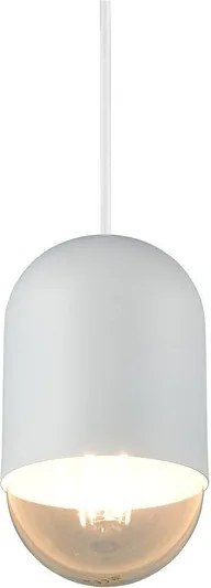 Biała metalowa lampa wisząca ø 11 cm Nara – Reality