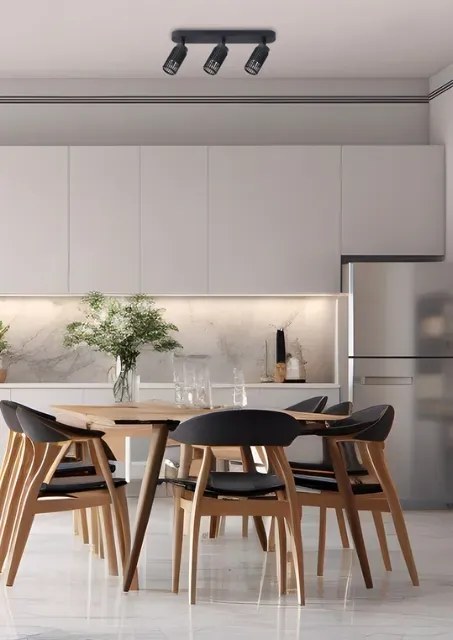 Potrójny czarny plafon - 9X K357 K9-T54