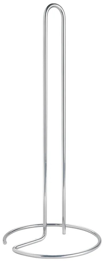 Stalowy stojak na ręczniki papierowe w kolorze srebra z połyskiem ø 14 cm Luxy – Metaltex