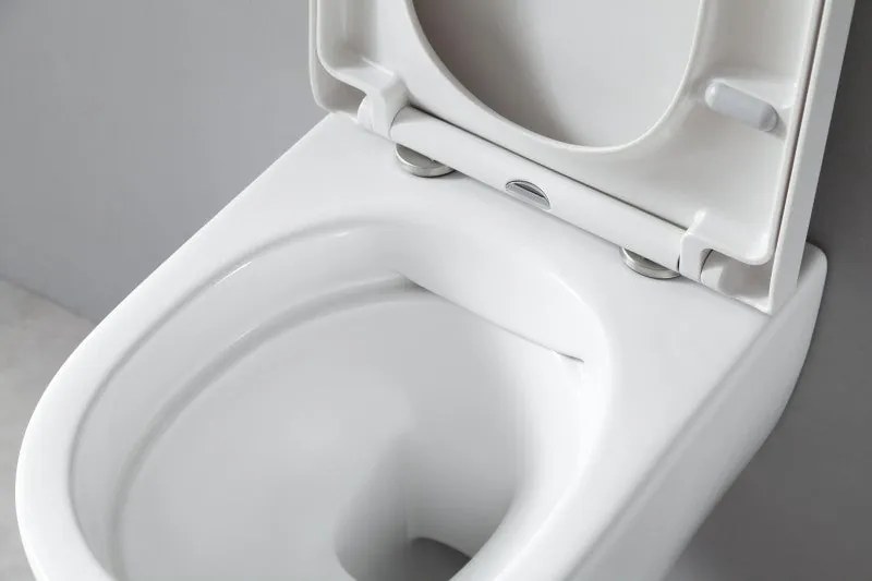 Kompletny zestaw WC 3: Miska WC wisząca bezkołnierzowa NT2039