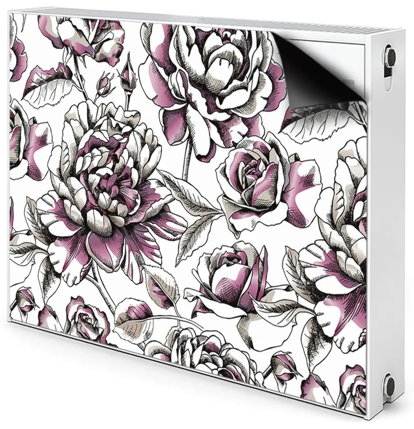 Mata dekoracyjna grzejnikowa Róże