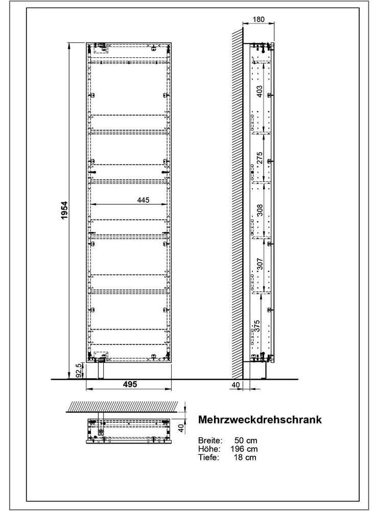 Biały zestaw do przedpokoju – Germania