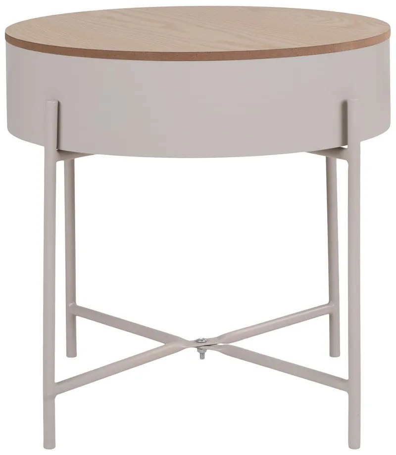 Metalowy okrągły stolik ø 40 cm Sisco – House Nordic