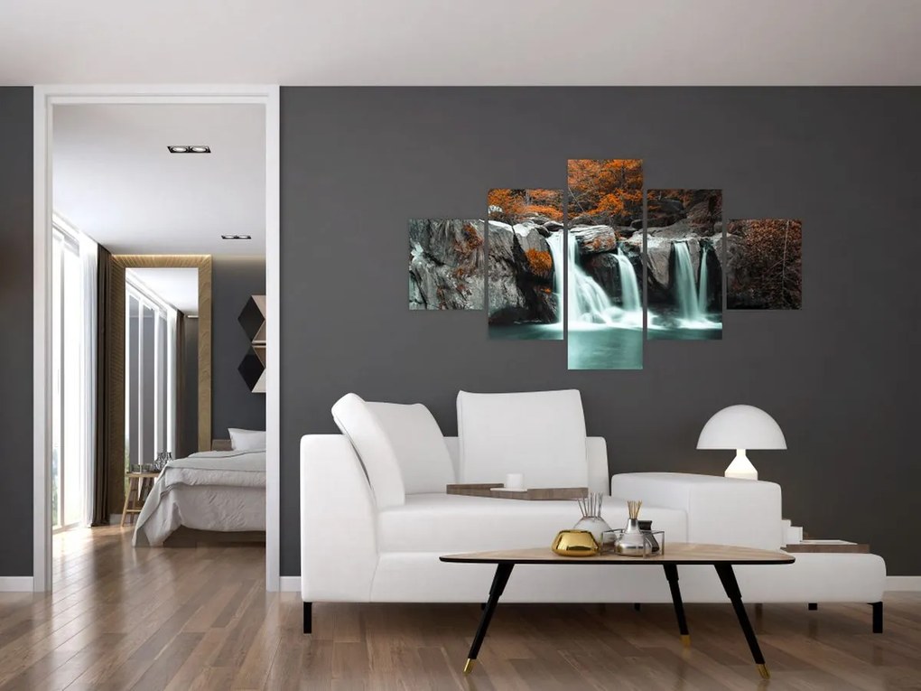 Obraz - Wodospady (125x70 cm)