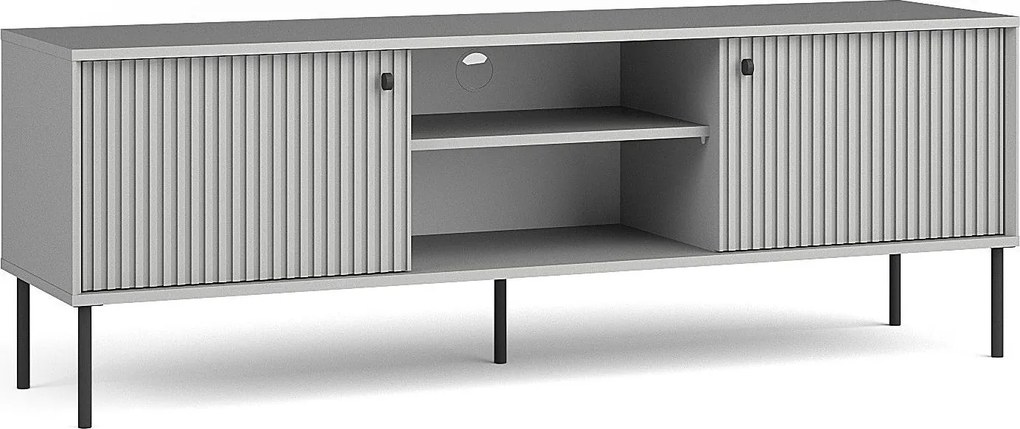 Szafka RTV NIMB - Szary / 156,2 cm