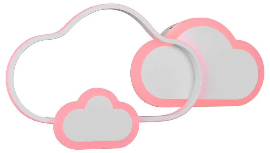 Biała lampa dziecięca 52x25 cm Cloudy – Trio