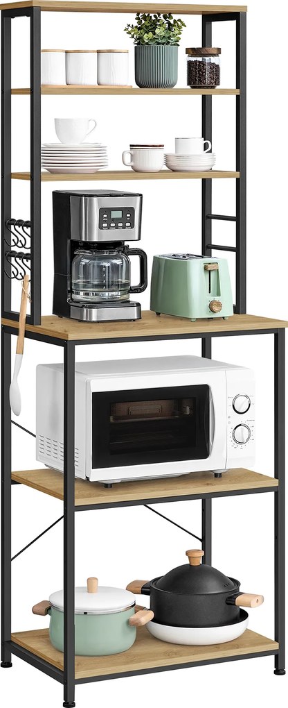 Regał kuchenny TAYLOR ARTISAN 6 półek, 167x60 cm