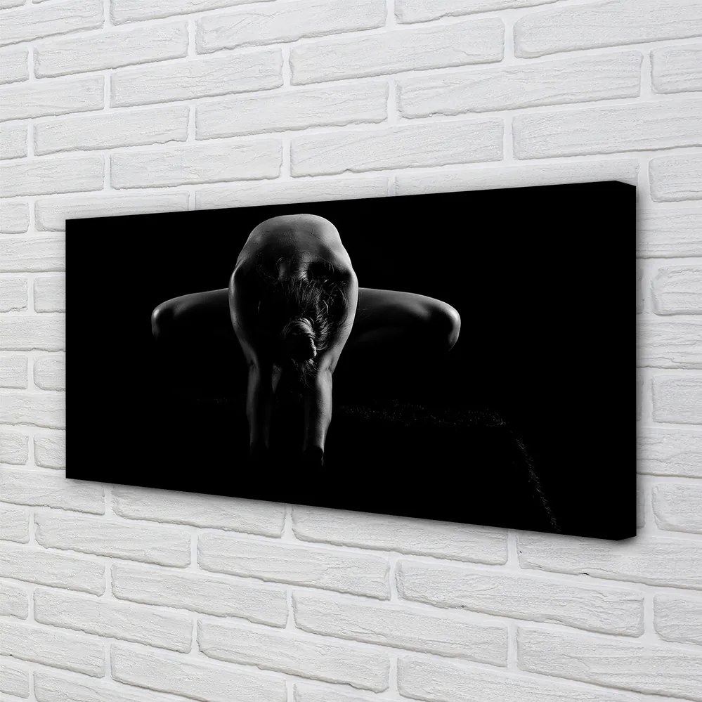 Zdjęcie na płótnie Czarno-Biały Portret Kobiety